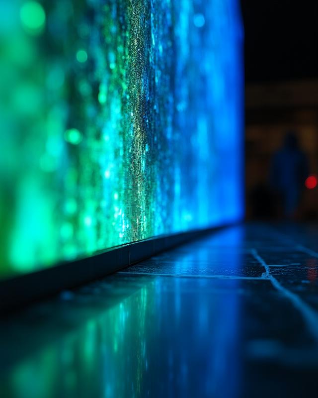 LED光のインスタレーション